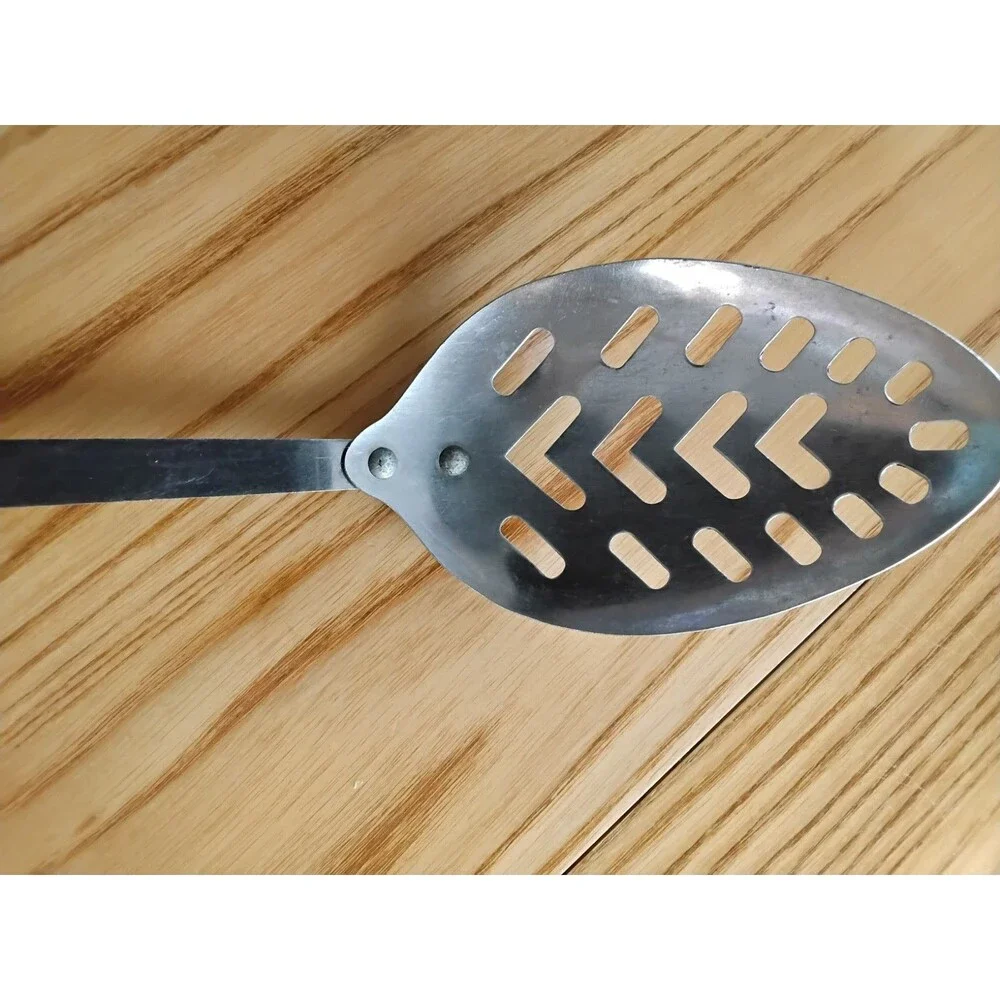 Vintage Premier Knife Co. StainlessSteel Slotted Spoon 12.5